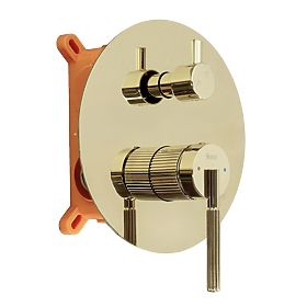 Ensemble de douche encastré Rea Argon Or + BOX