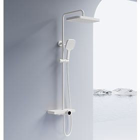 Ensemble de douche REA Bari Blanc, Rea