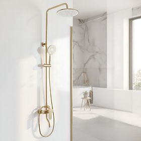 Ensemble de douche Rea DROP Or Brossé