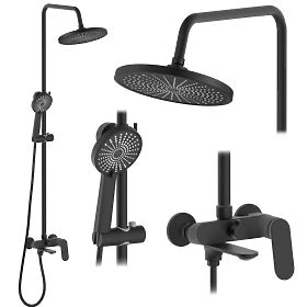 Ensemble de douche REA Marco Noir