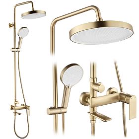 Ensemble de Douche Rea Veneta Or Brossé, Rea