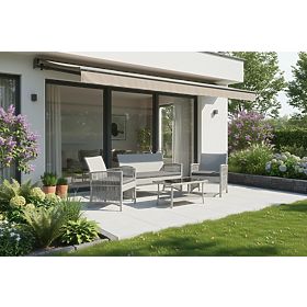 Ensemble de meubles de jardin KALINA gris