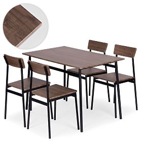 Ensemble de meubles pour salle à manger cuisine table + 4 chaises MALMO ModernHome, MODERNHOME