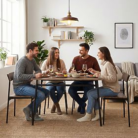 Ensemble de meubles pour salle à manger cuisine table + 4 chaises MALMO ModernHome, MODERNHOME