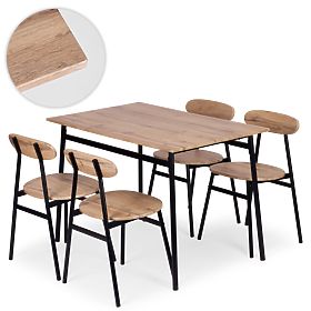 Ensemble de meubles pour salle à manger cuisine table + 4 chaises OSLO ModernHome, MODERNHOME