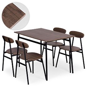 Ensemble de meubles pour salle à manger cuisine table + 4 chaises OSLO ModernHome, MODERNHOME