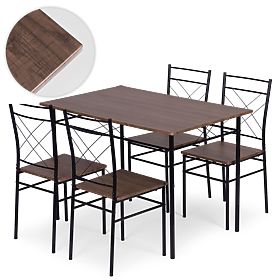 Ensemble de meubles pour salle à manger cuisine table + 4 chaises VERONA ModernHome, MODERNHOME