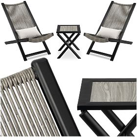Ensemble de mobilier de jardin CHILL ONYKS, CHILL