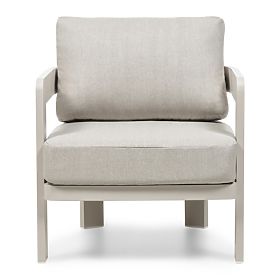 Ensemble de mobilier de jardin Japori, aluminium, beige clair, arrondi