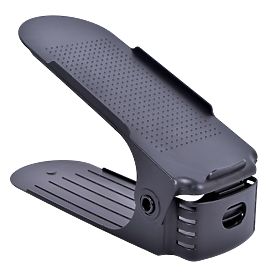 Ensemble de supports à chaussures réglables 10 pièces noir