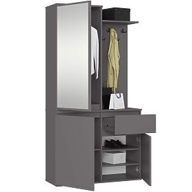 ENSEMBLE POUR ENTRÉE ENTRO PK GRIS GRAPHITE
