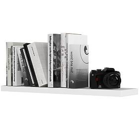 ÉTAGÈRE PS-4 80cm BLANCHE