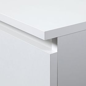 ÉTAGÈRE R60 1SZ 4P CLP PK BLANC