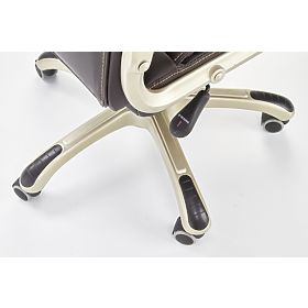 Fauteuil de bureau DESMOND marron foncé, Halmar