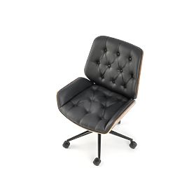 Fauteuil de bureau GAVIN noyer / noir (1p=1pc)