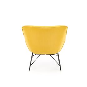 Fauteuil de relaxation BELTON jaune (1p=1 pièce), Halmar