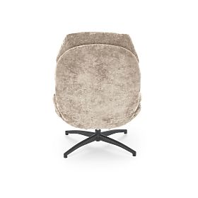 Fauteuil de relaxation DARIO avec repose-pieds et fonction bascule, beige (1p=1ks), Halmar