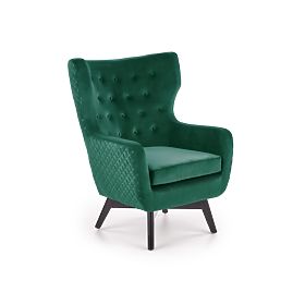Fauteuil de relaxation MARVEL vert foncé / noir, Halmar