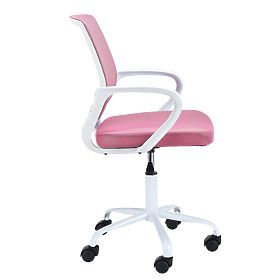 FAUTEUIL PIVOTANT FD-6 BLANC / ROSE