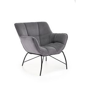 Fauteuil relax BELTON gris (1p=1pc), Halmar