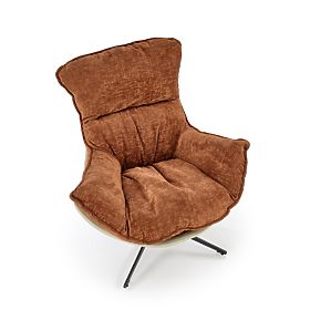 Fauteuil de détente LOBSTER couleur cannelle, Halmar