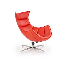 Fauteuil relax LUXOR rouge (1p=1pc), Halmar