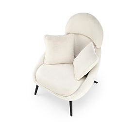 Fauteuil relax MERRY, crème (1p=1ks)