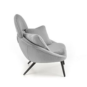 Fauteuil relax MERRY, gris (1p=1 pièce), Halmar