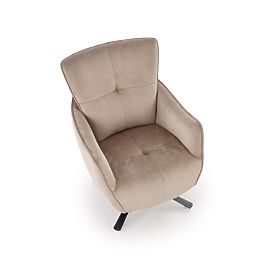 Fauteuil relax SCAMPI, cappuccino (1p=1pièce)