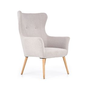 Fauteuil relaxant COTTO gris clair, Halmar