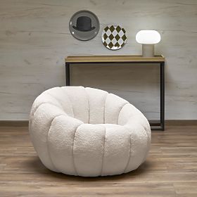 Fauteuil relaxant crème GASPAR (1p=1pc)