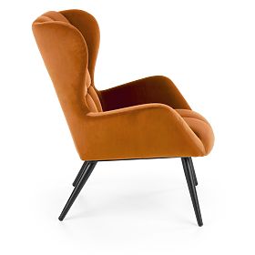 Fauteuil rembourré Tyrion - cannelle, Halmar
