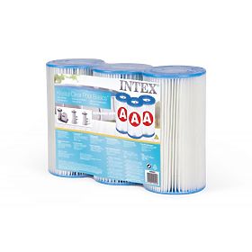 Filtre type A - pour pompe de piscine Intex 29000 - 3 pièces, INTEX