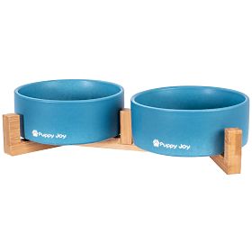 Gamelles en Céramique pour Chien ou Chat Bleues PJ-080