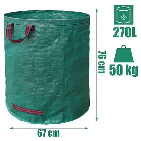 Grand sac de jardin FORKIS robuste 270L