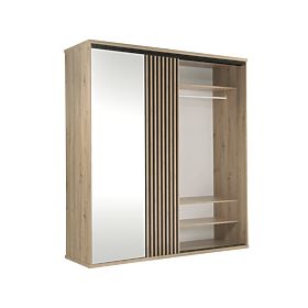 Grande armoire CALI avec lamelles C15 artisan, Halmar