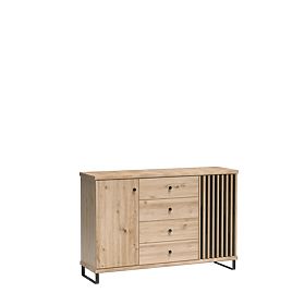 Grande commode CALI à lamelles C4 artisan, Halmar