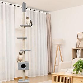 GRIFFOIR DE PLAFOND POUR CHATS GRIS P70374