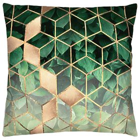 Housse de coussin 3D - vert et or, Tutumi