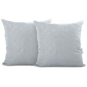 Housse de coussin décorative RESTILO AXEL couleur grise style classique matériau microfibre 40x40