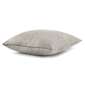 Housse décorative pour coussin PEACOCK couleur cappuccino avec motif animal embossé style glamour