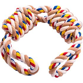 Jouet à tirer avec nœuds WALLY 60 cm