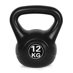 Kettlebell 12 kg pour l'exercice, boule, poids, charge, fitness ModernHome