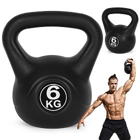 Kettlebell haltère 6 kg pour exercice boule de poids fitness ModernHome