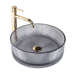 Lavabo de meuble Rea Ingrid 36 Gris, Rea