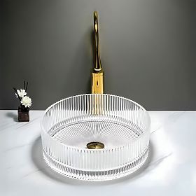 Lavabo de meuble Rea Ingrid 36 Transparent, Rea