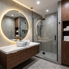 Lavabo de meuble Rea Linda Granit Mat