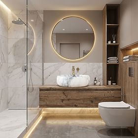Lavabo de meuble Rea Linda Granit Mat