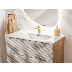 Lavabo de meuble à une seule cuve 100 cm