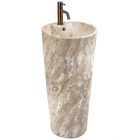 Lavabo en Céramique Autoportant Blanka Savana Mat, Rea